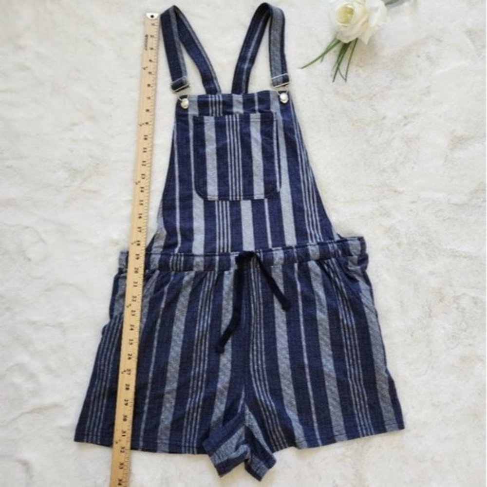 No Boundaries Juniors Shortalls Semi-fitted Dark Navy Str - Picture 11 of 15
